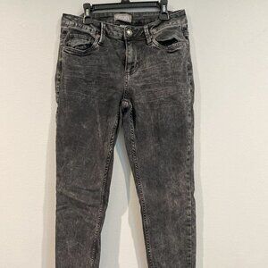 Black Washed Skinny Jeans - Falls Creek - Size 3
